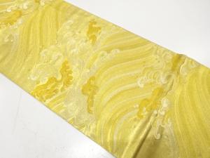 波頭文様織り出し　袋帯